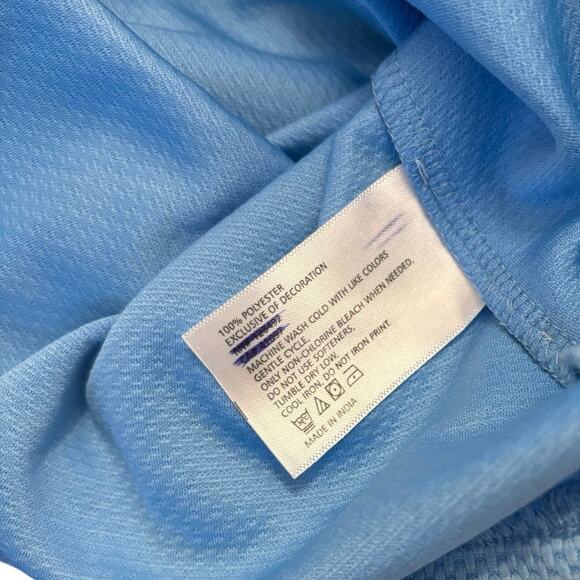 Greg Norman Light Blue Microlux Play Dry Quarter Zip S/P - Picture 7 of 7